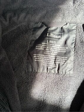 L.L.Bean Women's Black Fleece Jacket